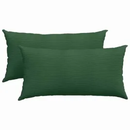 poduszki-na-sofe-2-pcs-ciemna-zielen-80-x-40-cm