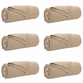 koce-narzutowe-6-pcs-camel-200-x-150-cm-polar
