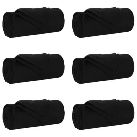 koce-narzutowe-6-pcs-czarny-270-x-240-cm-polar
