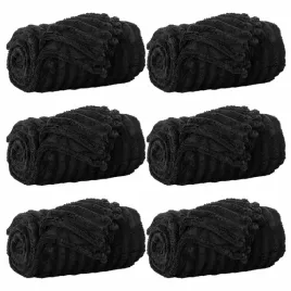 koce-narzutowe-6-pcs-czarny-270-x-240-cm-polar