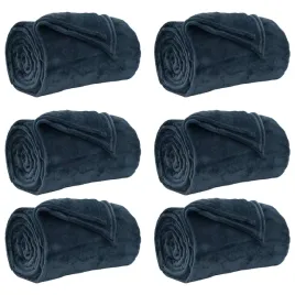 koce-narzutowe-6-pcs-granatowy-150-x-200-cm-polar
