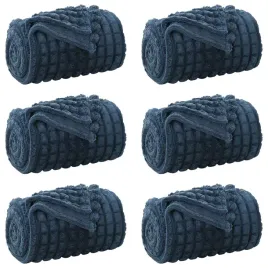 koce-narzutowe-6-pcs-granatowy-270-x-240-cm-polar