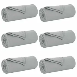koce-narzutowe-6-pcs-szary-170-x-130-cm-polar