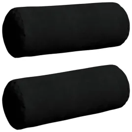 poduszki-walkowe-2-pcs-czarny-o-25-x-70-cm-tkanina-mikrofibrowa