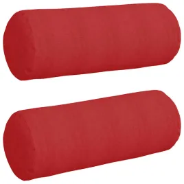 poduszki-walkowe-2-pcs-czerwony-o-25-x-70-cm-tkanina