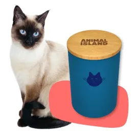 pojemnik-na-karme-dla-kota-szklany-granat-095l-15-cm