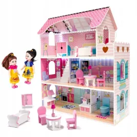 duzy-drewniany-domek-dla-lalek-led-meble-2-lalki-gratis