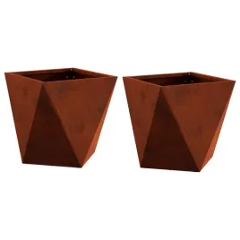 donica-2-pcs-rdzawy-30-x-30-x-30-cm
