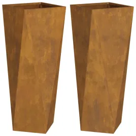 donica-2-pcs-rdzawy-30-x-30-x-75-cm