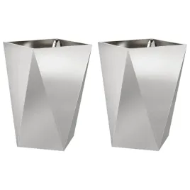 donica-2-pcs-srebrny-50-x-50-x-75-cm-stal-nierdzewna