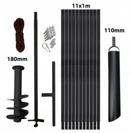 wiertnica-reczna-do-studni-180mm-12m-szlamowka