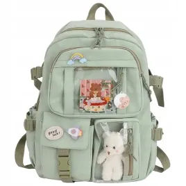 plecak-szkolny-zielony-kl-1-3-z-misiem-przypinki-tornister-dla-dziewczynki