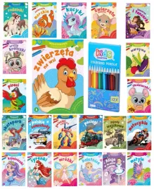 mega-duzy-zestaw-pakiet-kolorowanek-maluszkowe-malowanie-kolorowanki-22-szt