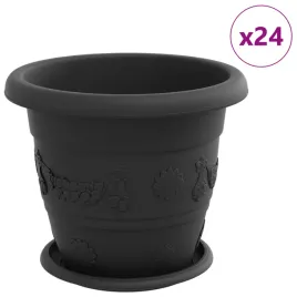 doniczki-24-pcs-czarny-o-26-x-21-5-cm-z-tworzywa-sztucznego