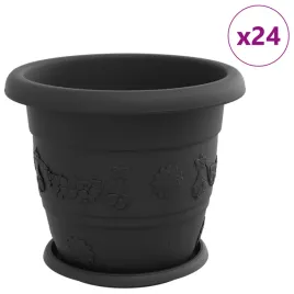 doniczki-24-pcs-czarny-o-26-x-21-5-cm-z-tworzywa-sztucznego