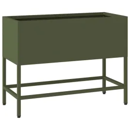 podwyzszona-doniczka-ogrodowa-oliwkowy-60-x-26-x-45-cm-stal