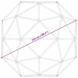 domek-do-wspinaczki-niebieski-stal-szerokosc-produktu-227-cm-stan-nowy