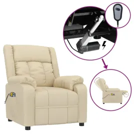 elektryczny-fotel-masujacy-kremowy-tkanina