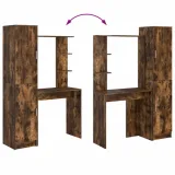 biurko-2-pcs-dab-wedzony-kod-producenta-3337285-stan-nowy-marka-vidaxl