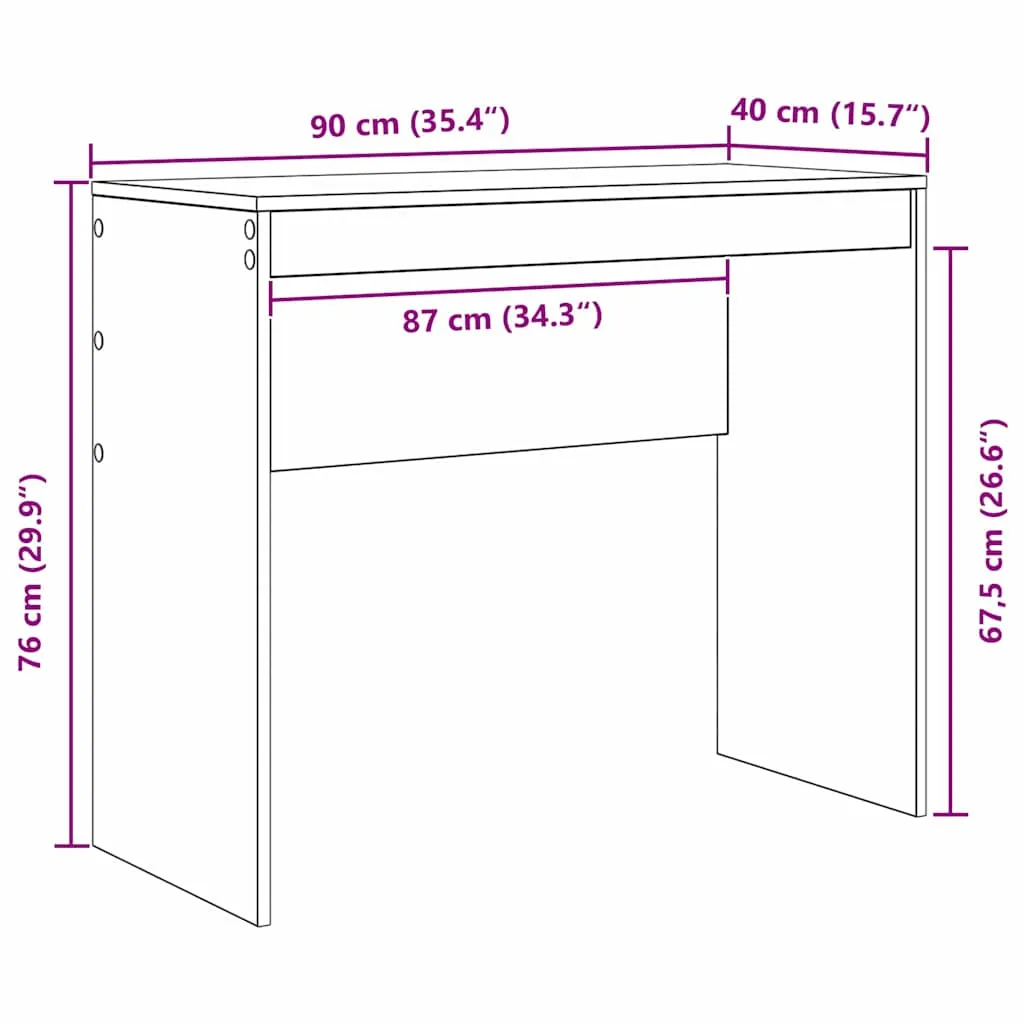 biurko-bialy-90-x-40-x-76-cm