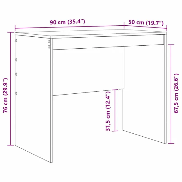 biurko-bialy-90-x-50-x-76-cm-wysokosc-przestrzeni-na-nogi-76-cm