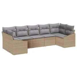 zestaw-sof-na-ogrod-7-pcs-bezowy-i-jasnoszary-polirattan