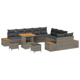 zestaw-sof-na-ogrod-z-poduszka-13-pcs-szary-polirattan