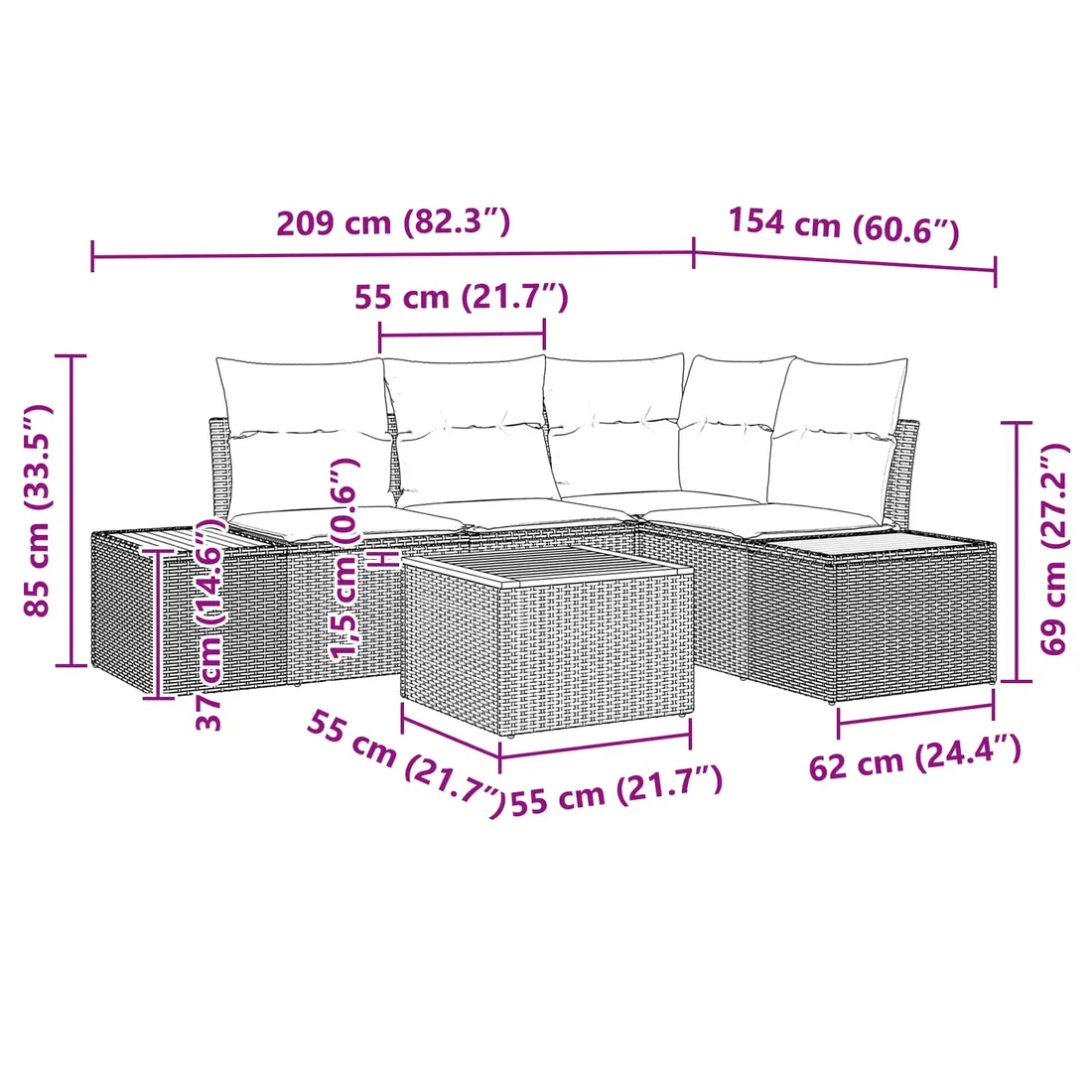 zestaw-sof-na-ogrod-z-poduszka-4-pcs-czarny-technorattan-stan-nowy