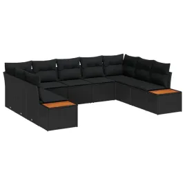 zestaw-sof-na-ogrod-z-poduszka-5-pcs-czarny-polirattan