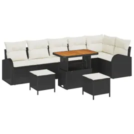 zestaw-sof-na-ogrod-z-poduszka-9-pcs-czarny-i-kremowy