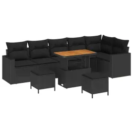 zestaw-sof-na-ogrod-z-poduszka-11-pcs-czarny-polirattan