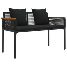 lawka-ogrodowa-z-poduszka-czarny-117-x-54-x-74-5-cm-polirattan