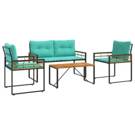 zestaw-mebli-ogrodowych-z-poduszka-4-pcs-turkusowy