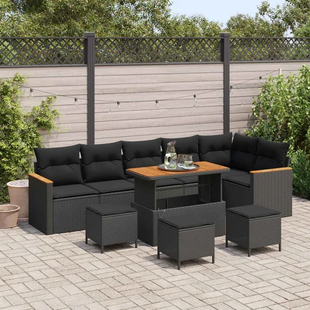 zestaw-sof-na-ogrod-10-pcs-czarny-polirattan-stan-nowy