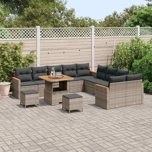 zestaw-sof-na-ogrod-13-pcs-szary-polirattan-kolor-rozowy