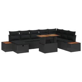 zestaw-sof-na-ogrod-9-pcs-czarny-polirattan