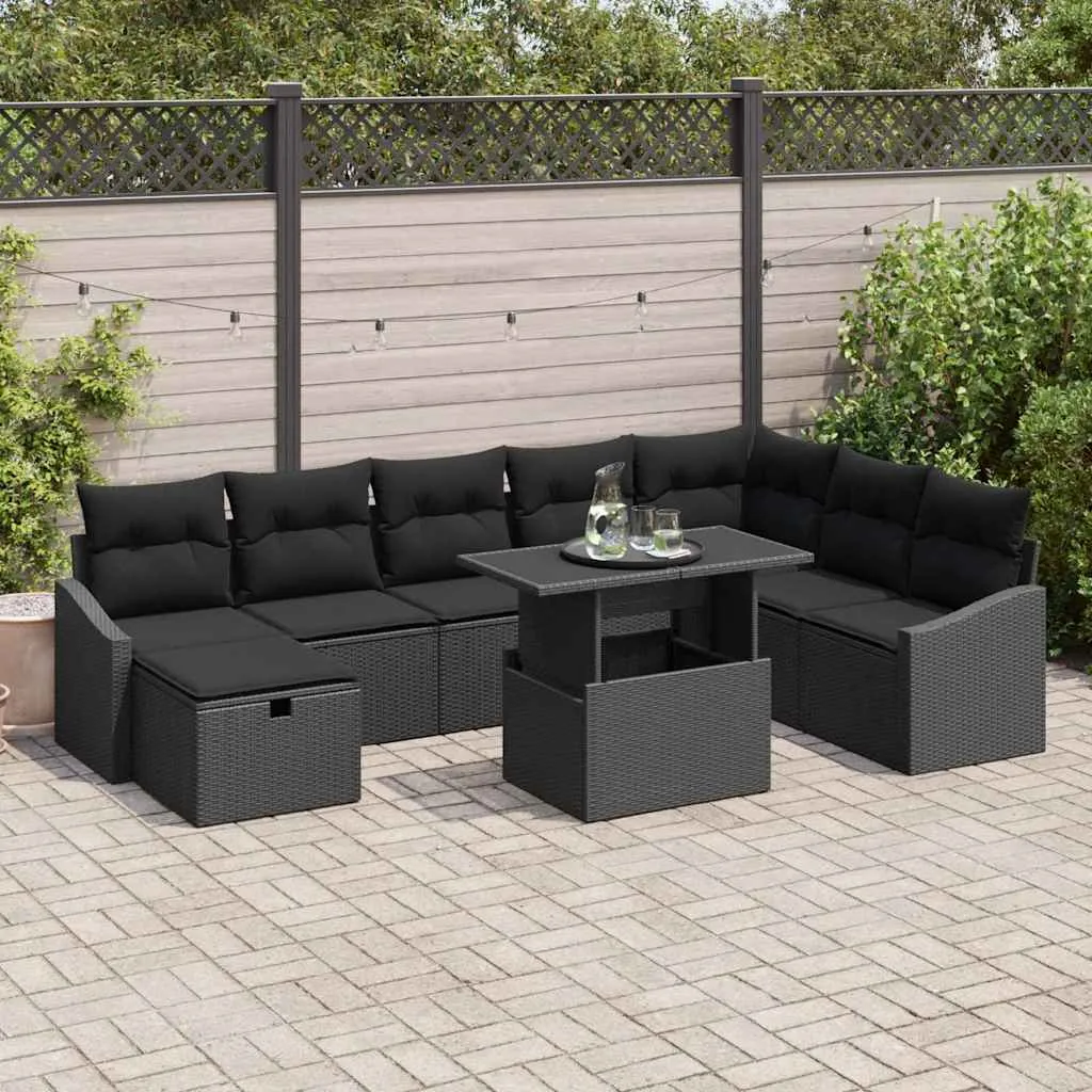 zestaw-sof-na-ogrod-9-pcs-czarny-polirattan