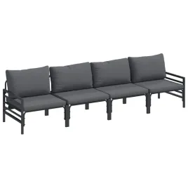 zestaw-sof-na-ogrod-z-poduszka-4-pcs-czarny-stal