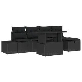 zestaw-sof-na-ogrod-z-poduszka-6-pcs-czarny-polirattan