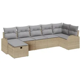 zestaw-sof-na-ogrod-z-poduszka-7-pcs-bezowy-polirattan