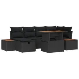 zestaw-sof-na-ogrod-z-poduszka-7-pcs-czarny-polirattan