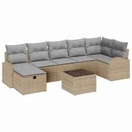 zestaw-sof-na-ogrod-z-poduszka-8-pcs-bezowy-polirattan