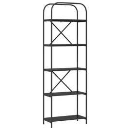 polka-na-ksiazki-czarny-dab-60-x-30-x-183-cm