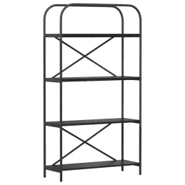 polka-na-ksiazki-czarny-dab-80-x-30-x-146-cm