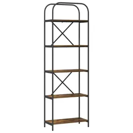 polka-na-ksiazki-dab-wedzony-60-x-30-x-183-cm