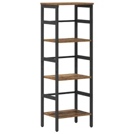 polka-na-ksiazki-stare-drewno-40-x-295-x-115-cm