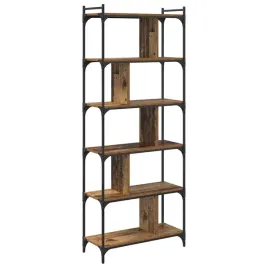 polka-na-ksiazki-stare-drewno-76-x-32-x-192-cm