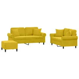 3-cz-komplet-wypoczynkowy-z-poduszkami-zolty-aksamit