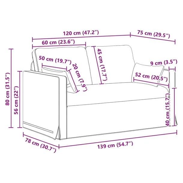 sofa-120cm-2-pcs-kremowy-metal-marka-vidaxl-kod-producenta-3407498