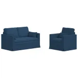 sofa-120cm-2-pcs-niebieski-metal